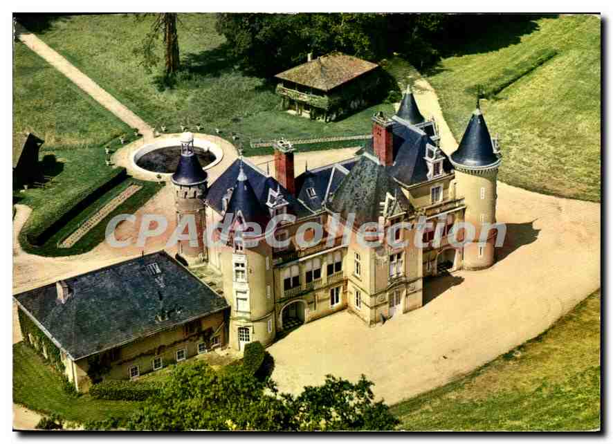 CPSM Courcelles la Foret Sarthe Le chateau 