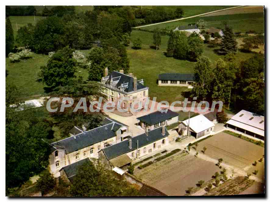 CPSM Cerans Foulletourte Sarthe Bel Air vue aerienne 