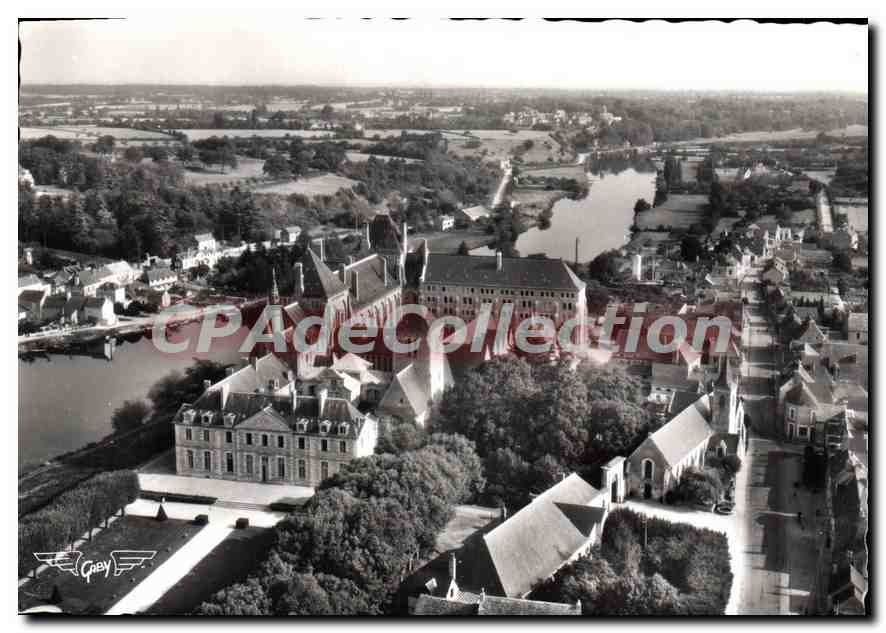 CPSM Solesmes Sarthe L'Abbaye et le Bourg 