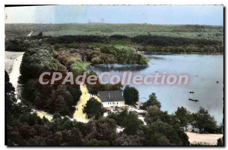 CPSM Sille le Guillaume Sarthe Coco plage Vue aerienne 