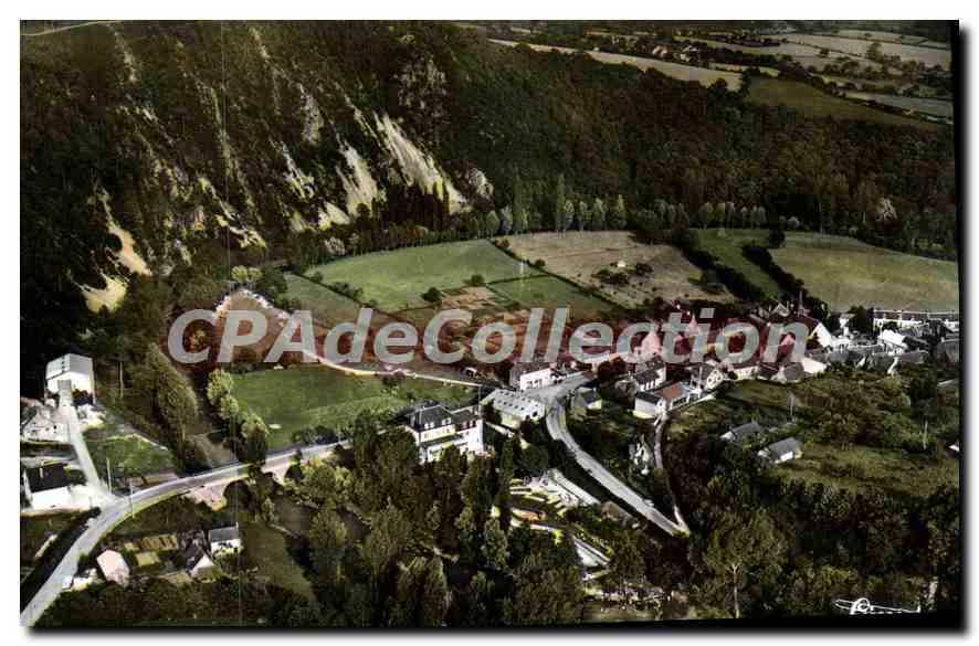 CPSM St Leonard des Bois Sarthe Le Touring Le Golf miniature Le camping Vue aerienne 