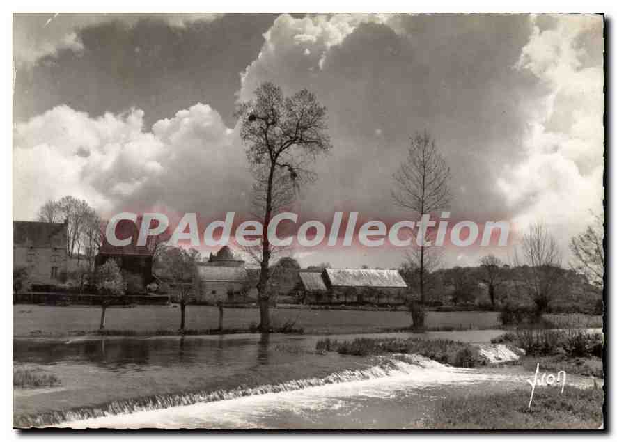 Les Alpes Moncelles — La ferme de l'Inthe (XVIe s.) à St-Leonard-des-Bois (Sarthe) — Les Éditions d'Art 'W. TAN', Paris, 15, Rue Manuel — n° 3719
