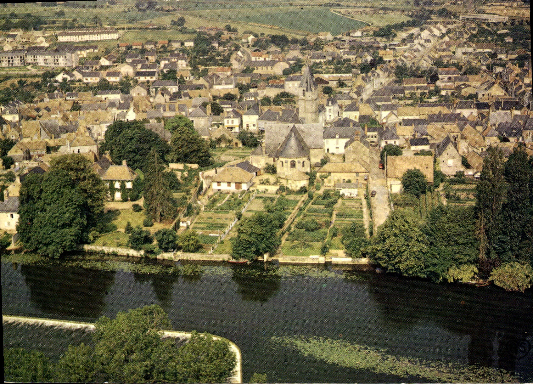 Noyen-sur-Sarthe — Vue générale — Artaud Frères, Éditeurs