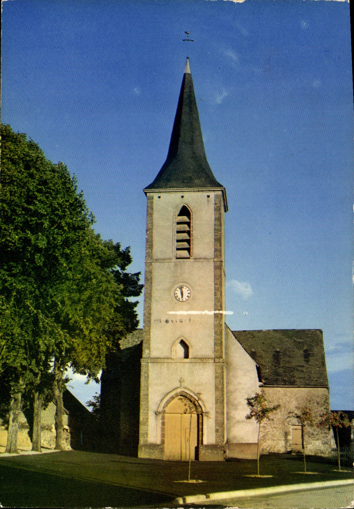 CPSM Peze le Robert Sarthe L'Eglise 