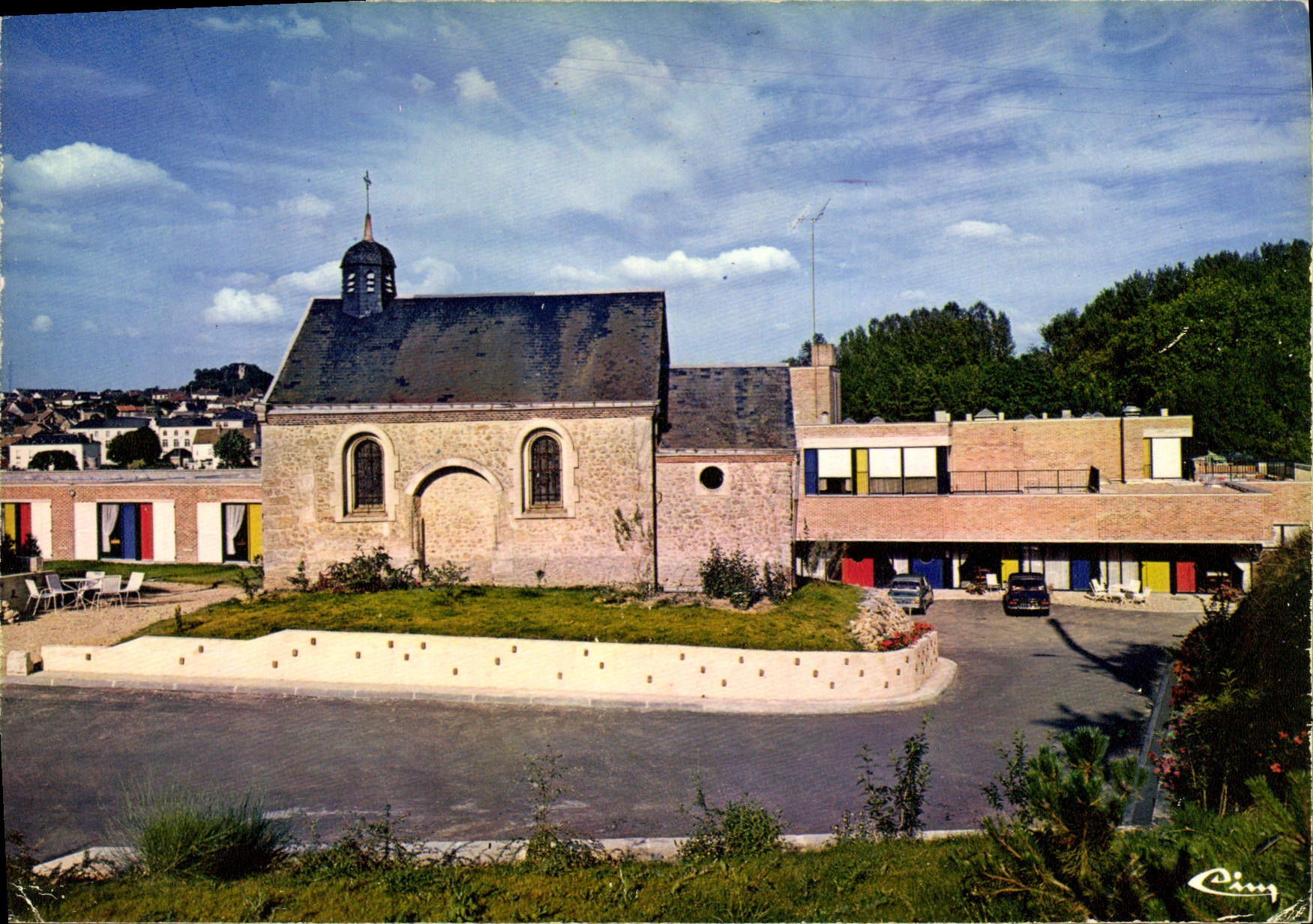 CPSM St Calais Sarthe La Maison de Retraire 