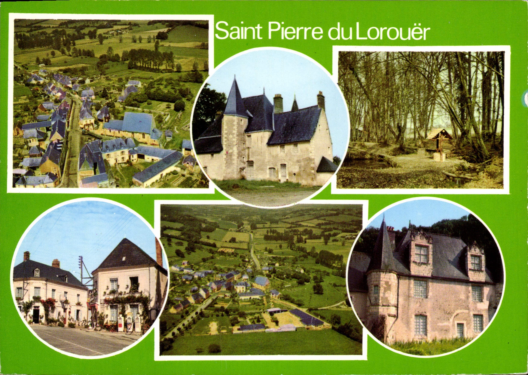 CPSM St Pierre du Lorouer Sarthe 