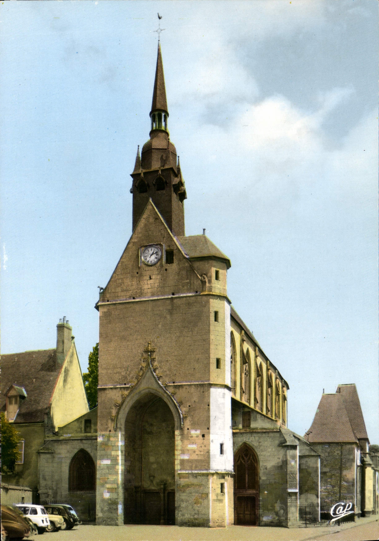 CPSM Mamers l'eglise Notre Dame XV siecle 
