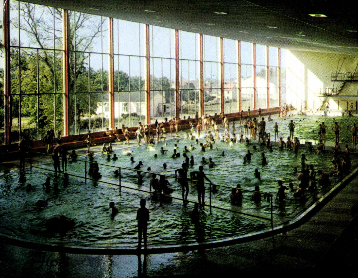 Die Gemeindebad, Winterbecken — Le Mans — Imp. Phot. GEORGET, Le Mans
