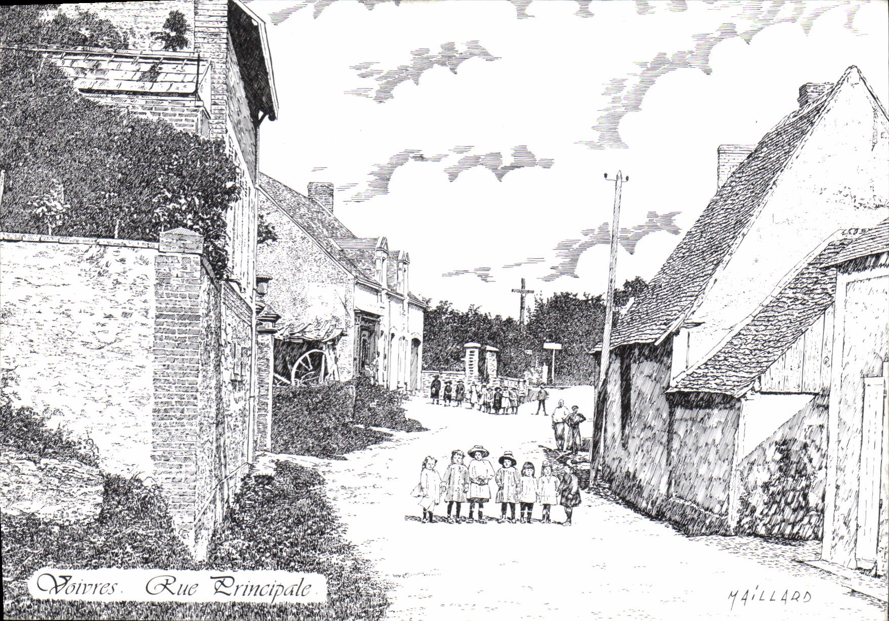 CPSM Voivres rue principale 