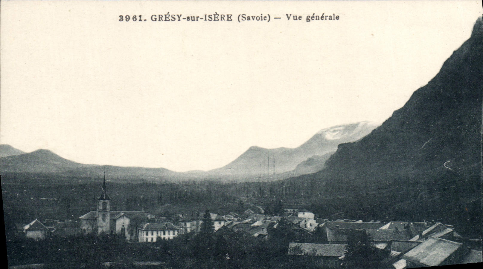 CPA Gresy sur Isere Savoie vue generale 