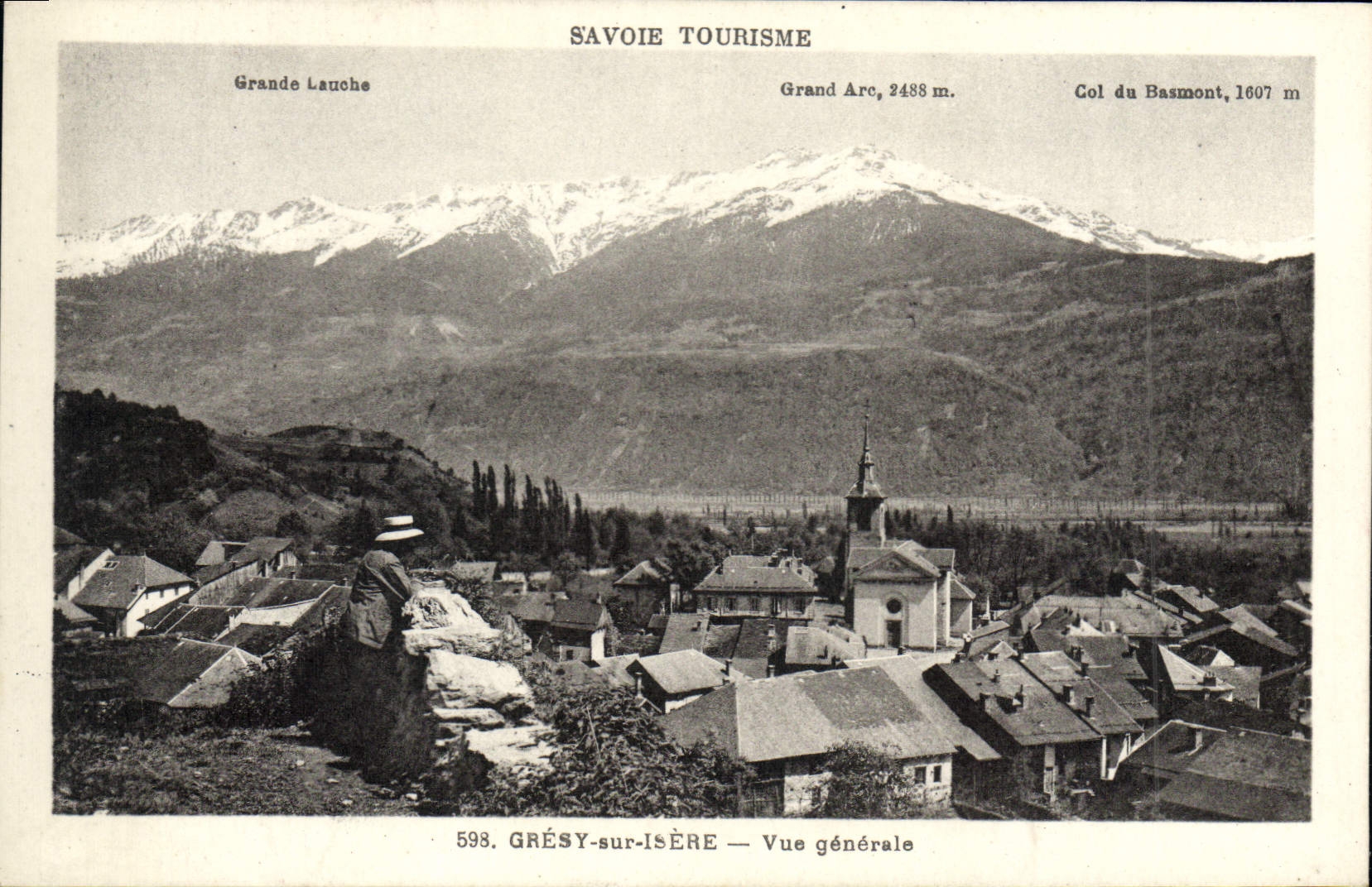 CPA Savoie Tourisme Gresy sur Isere vue generale 