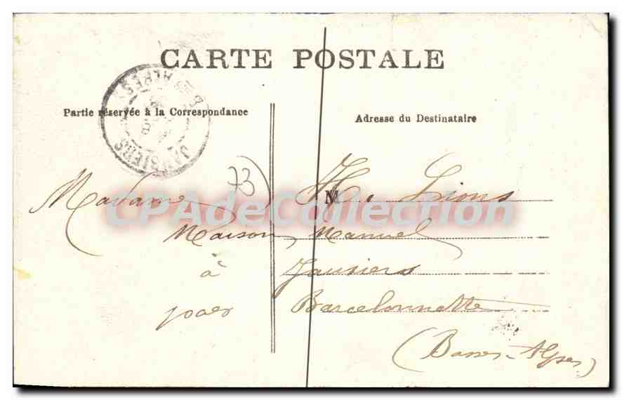 CPA Aix les Bains la Buvette  — Rückseite