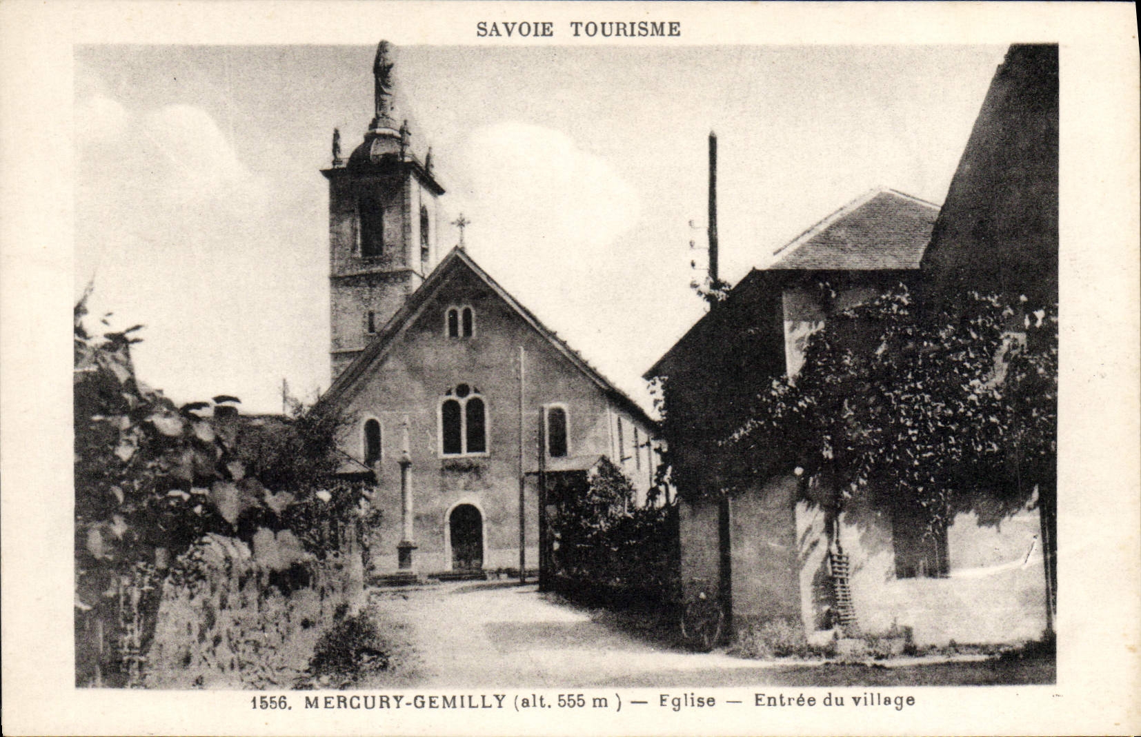 Mercury-Gemilly — Entrée du village — Église — Savoie Tourisme