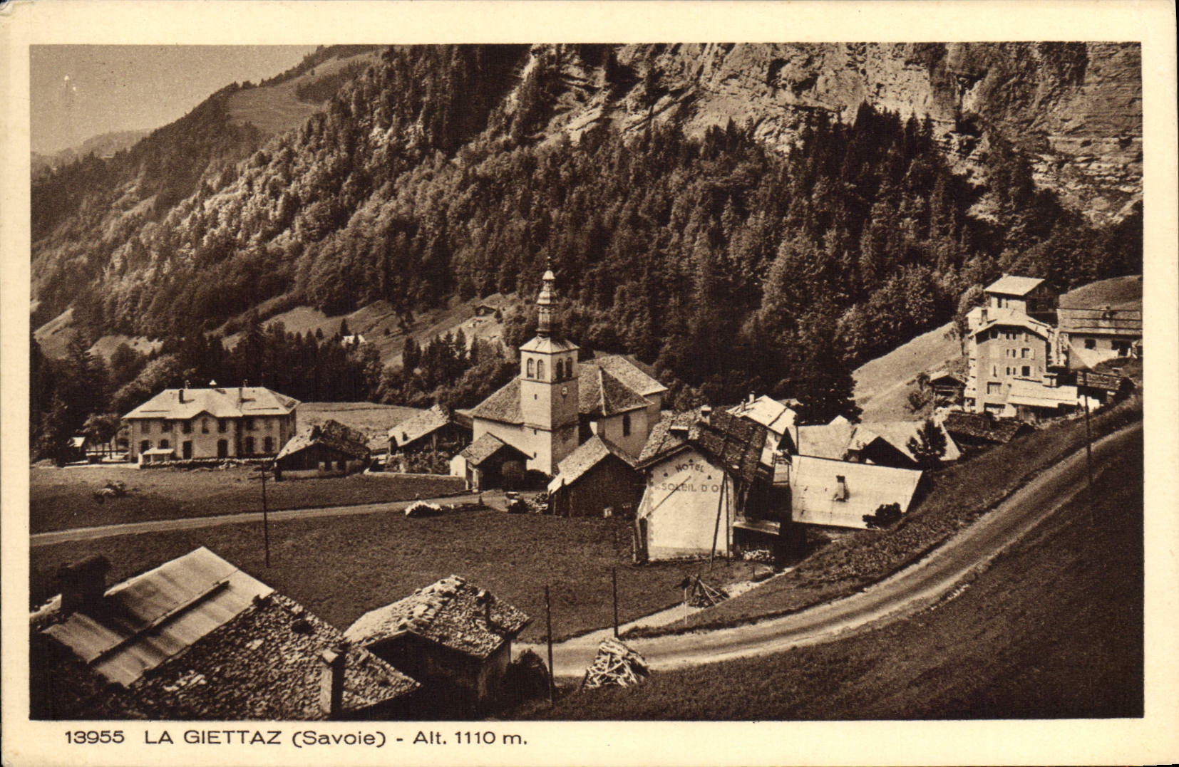 CPA La Giettaz Savoie 