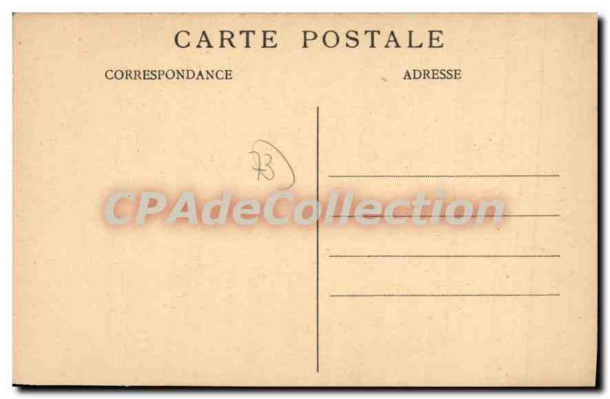 CPA Tarentaise Savoie Costume de Bourg Saint Maurice  — Rückseite