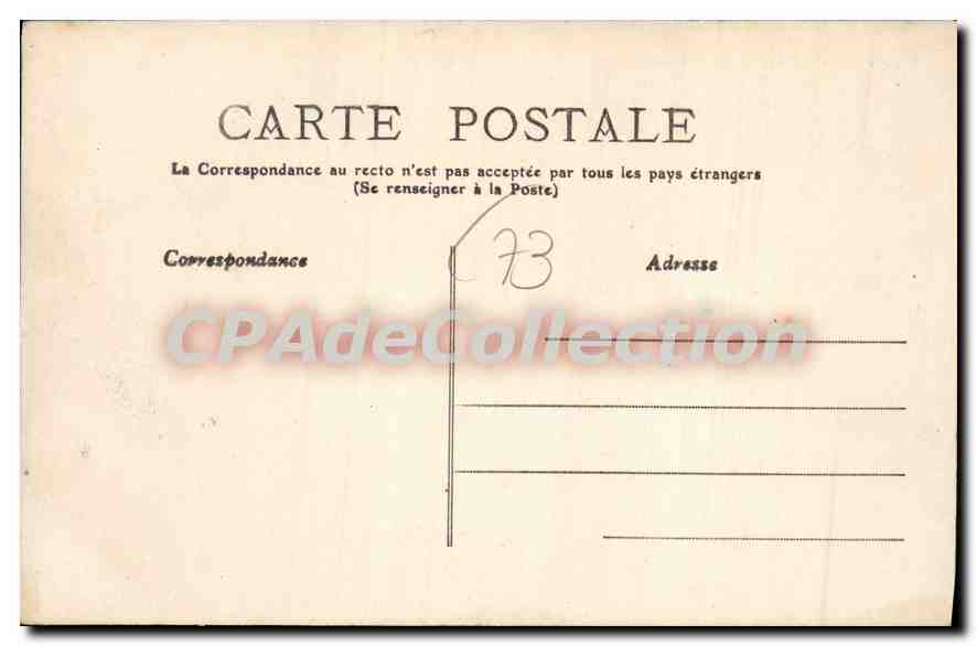 CPA Savoie environs d'Aix les Bains chateau du Bourdeau  — Rückseite
