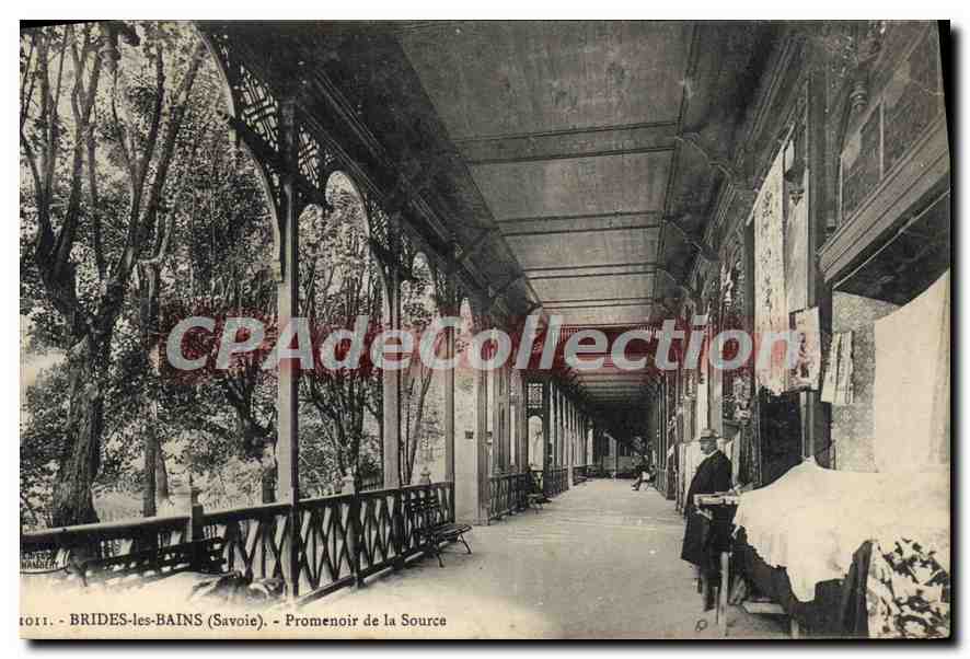 CPA Brides les Bains Savoie Promenoir de la Source 