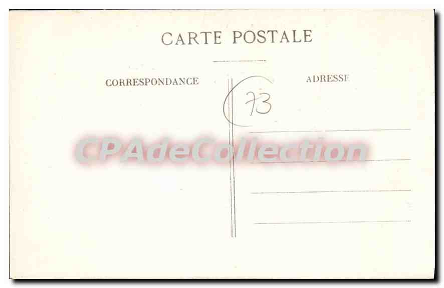 CPA Challes les Eaux Savoie vue generale  — Rückseite