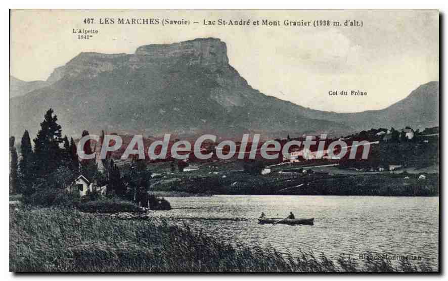 CPA Les Marches Savoie Lac St Andre et Mont Granier 