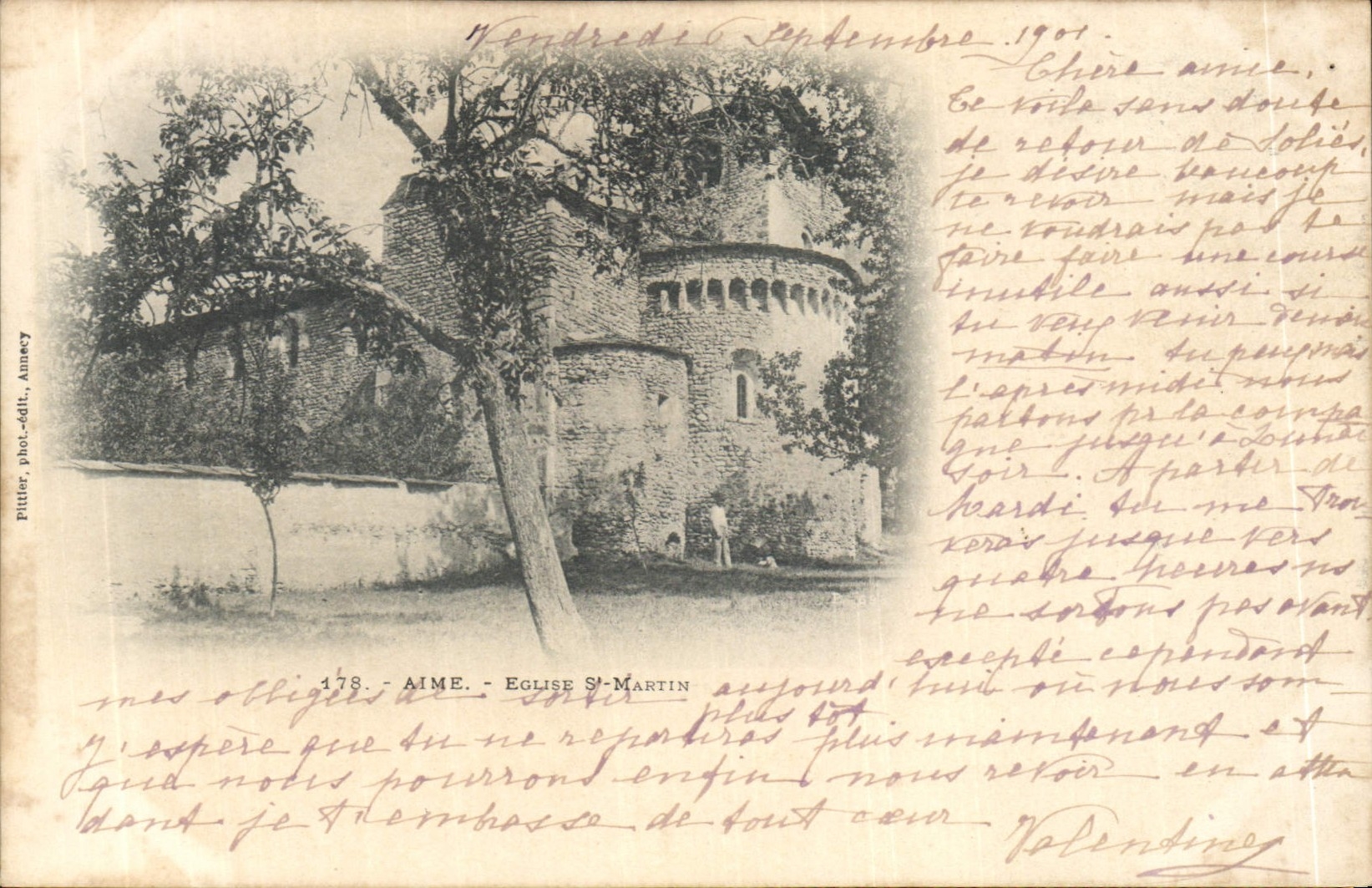 CPA Aime Eglise St Martin 