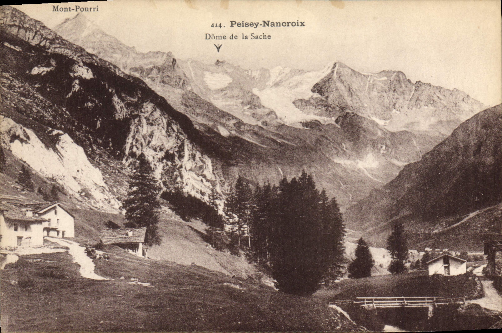 CPA Peisey Nancroix Dame de la Sache 