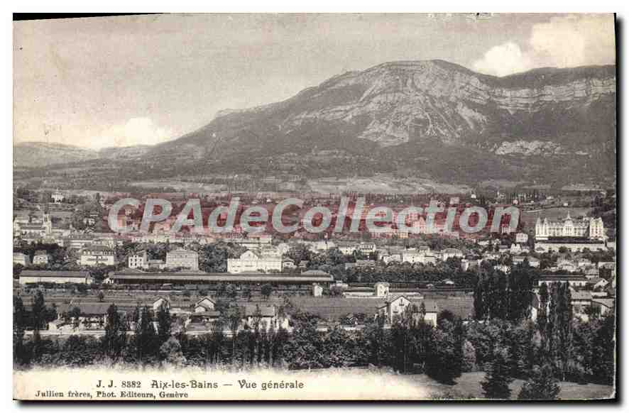 CPA Aix les Bains vue generale 