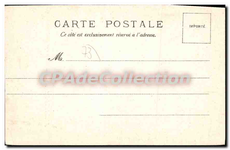 CPA Aix les Bains Cascade et Moulin de Gresy  — Rückseite