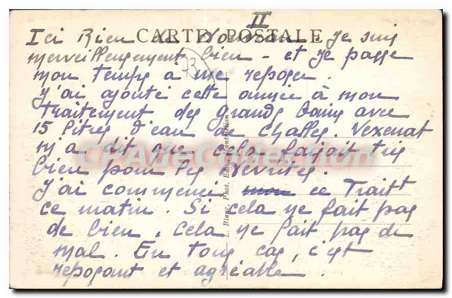CPA Savoie Tourisme Challes les Eaux grand hotel du chateau vue generale  — Rückseite