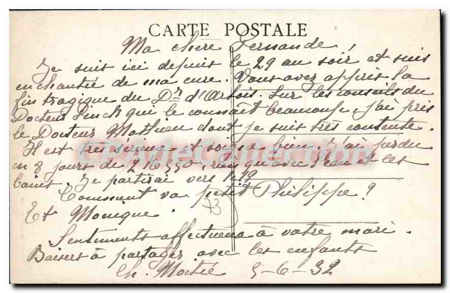 CPA Brides les Bains hotel des Thermes et ses Jardins  — Rückseite