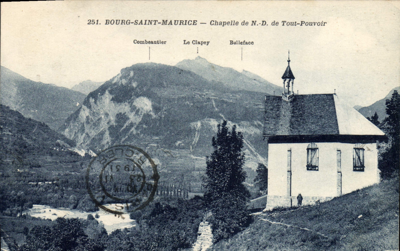 CPA Bourg Saint Maurice chapelle de N D de Tout Pouvoir 