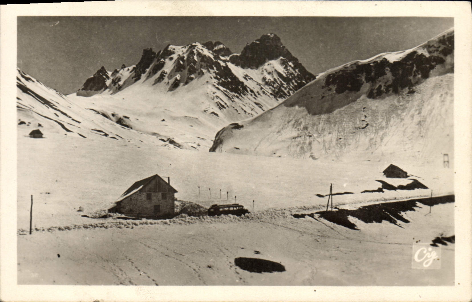 CPA Valloire Pistes de Plan lachat et Grand Galibier 