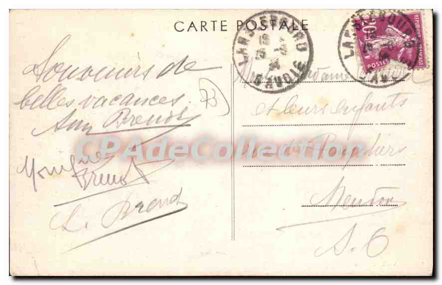 CPA Bonneval sur Arc Savoie Chalet des Evettes  — Rückseite