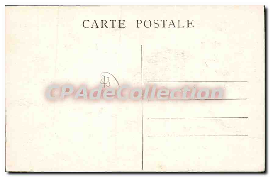 CPA Les Chapieux vue generale et le col de la Seigne  — Rückseite