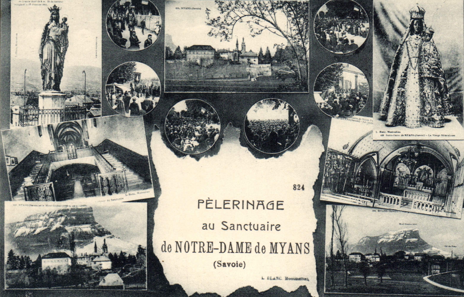 CPA Pelerinage au Sanctuaire de Notre Dame de Myans Savoie 