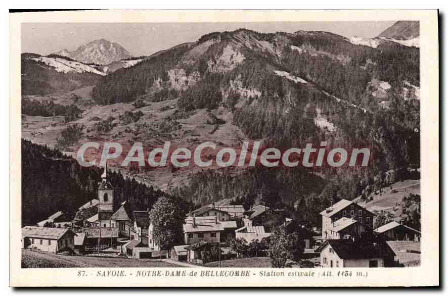 CPA Savoie Notre Dame de Bellecombre Station estivale 