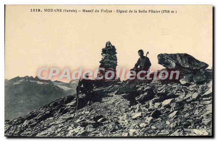 CPA Modane Savoie Massif du Frejus Signal de la Belle Plinier 