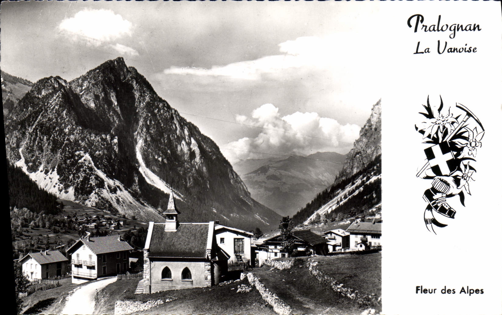 CPA Pralognan la Vanoise Savoie village des Granges et Pointe de Villeneuve 