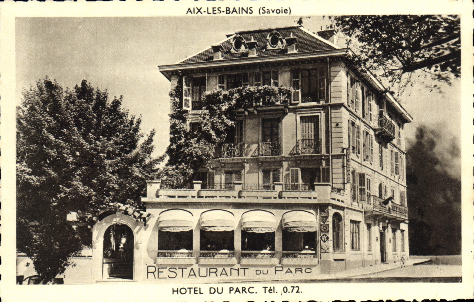 CPA Aix les Bains Savoie hotel du Parc 