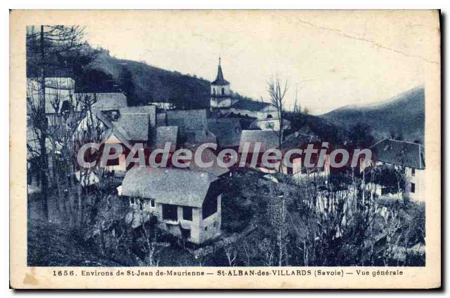 CPA Environs de St Jean de Maurienne St Alban des Villards Savoie vue generale 