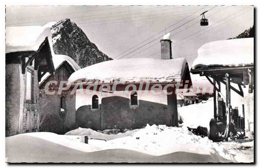 Pralognan-la-Vanoise — Village du Barioz et sa Chapelle — Combière (Savoie)