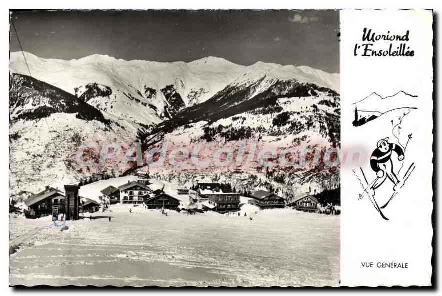 CPA Moriond L'Ensoleillee vue generale 