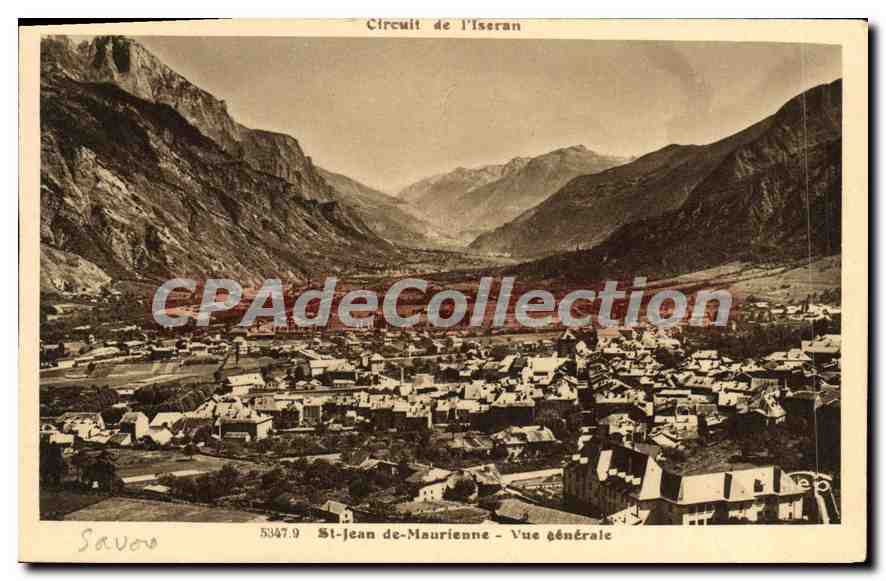 CPA St Jean de maurienne vue generale 