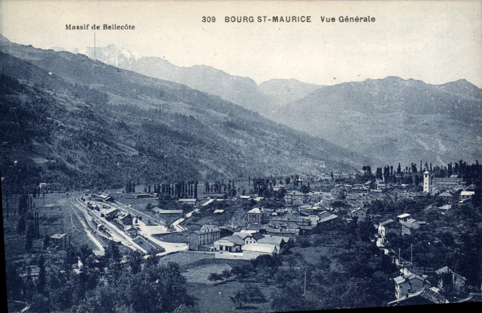 CPA Bourg St Maurice vue generale 