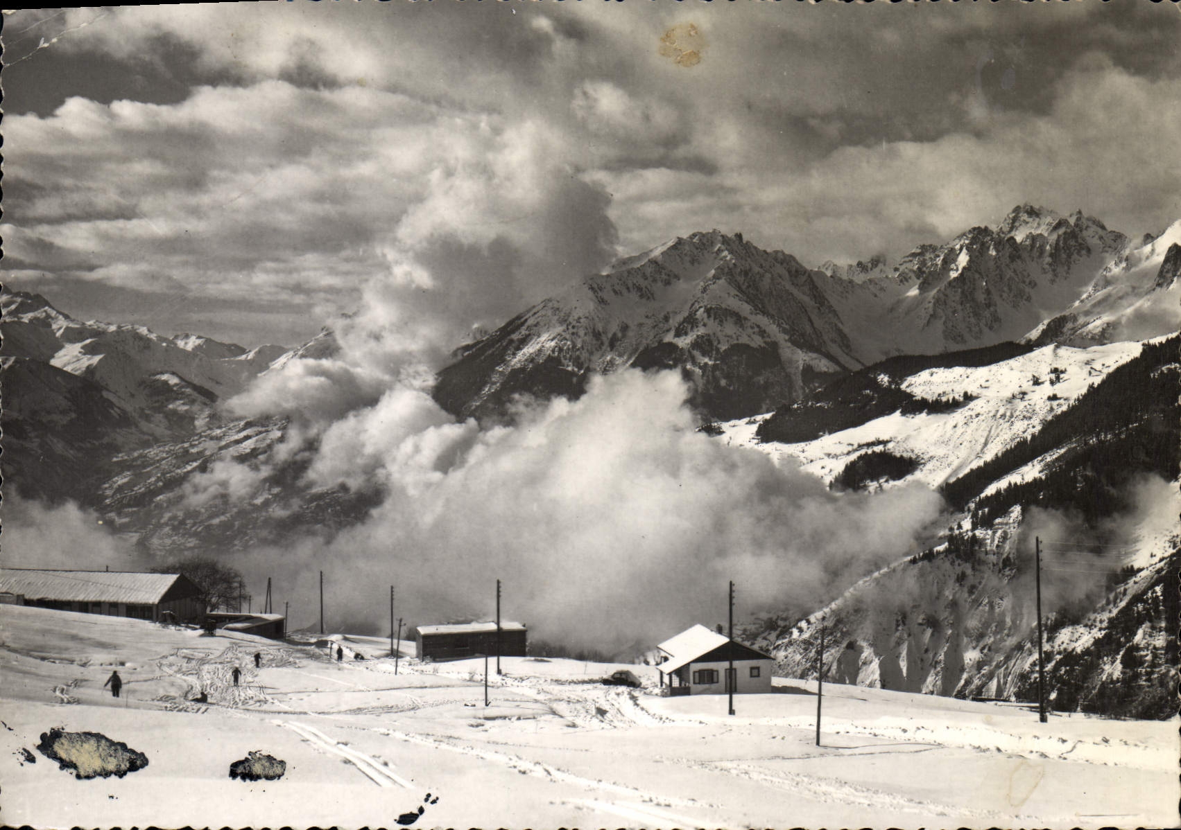 CPSM Saint Francois sur Bugeon Savoie Massif de Belledonne 