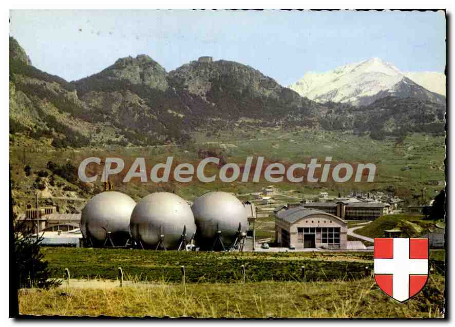 CPSM Aux environs de Modane Savoie la Soufflerie d'Avrieux et le Fort Marie Christine 