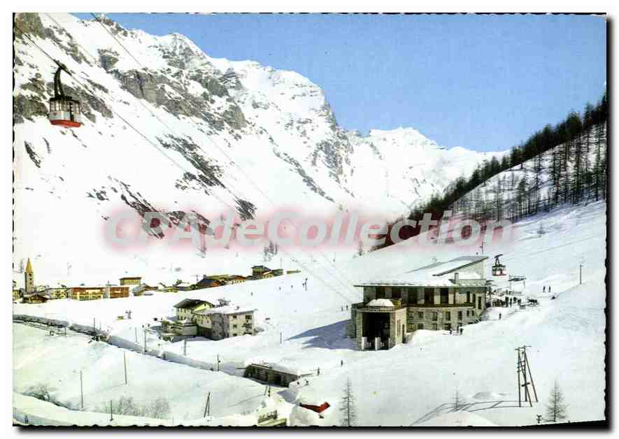 Val d'Isère — Départ des Téléphériques du Solaise et de Bellevarde — Éditions Jansol