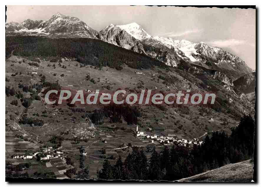 CPSM Peisey Nancroix vue generale Massif du Mont Pourri 