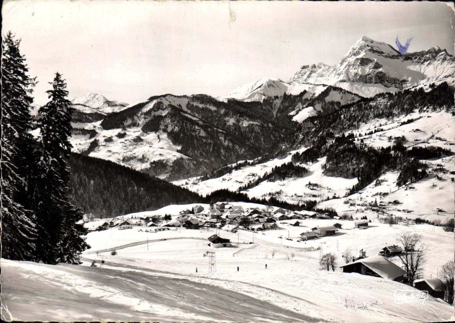 CPSM Notre Dame de Bellecombe Savoie 