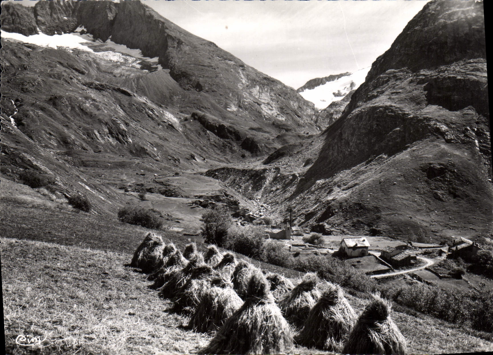 CPSM Bessans Savoie village d'Averolles 