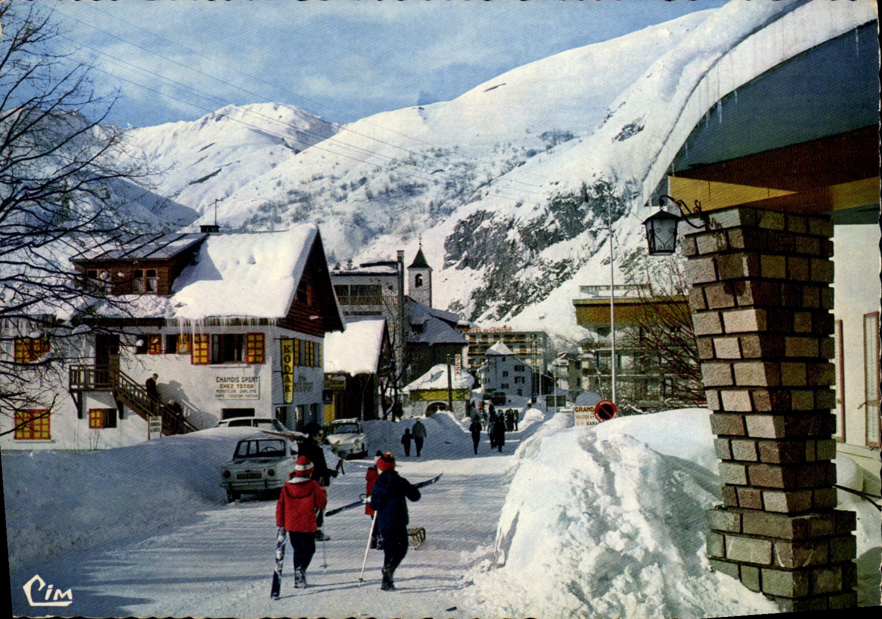 CPSM Sports d'hiver Valloire Savoie Arrivee a la station 